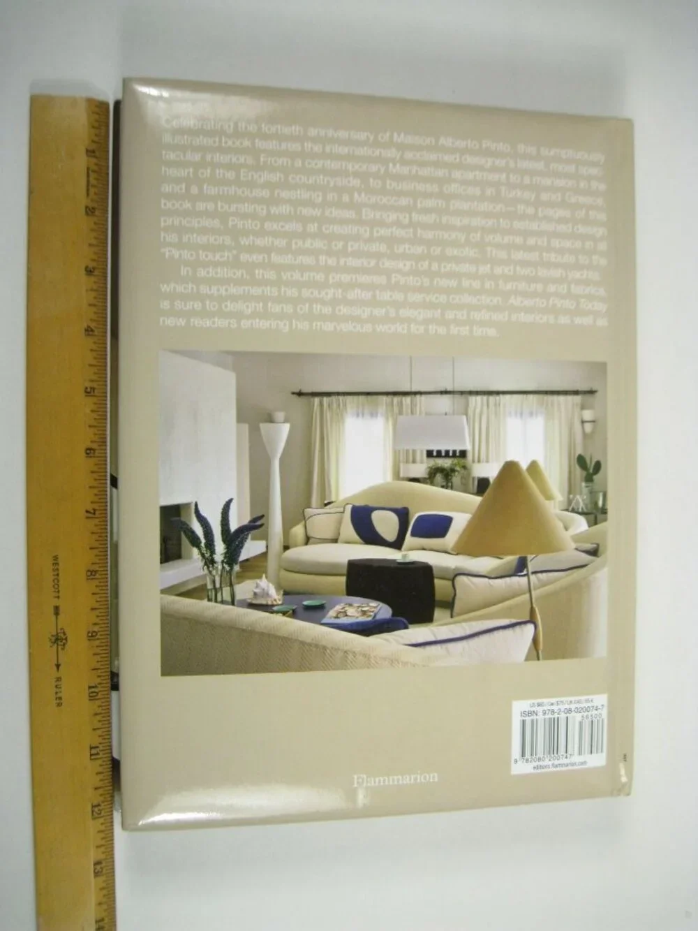 Alberto Pinto Today Hardcover Interior Design Book Flammarion